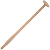 5x Spatenstiel Grabegabel Spatengabel Stiel Holzstiel T Griff Ø 38 mm 100...