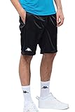 Kappa Herren Shorts in Größe M I Schwarze Sporthose Logo & praktischen...