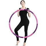 2,3kg Gewicht Hoola Hoop Fitness Hula Hoop Reifen für Erwachsene Anfänger...