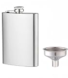 Beykakye Flachmann Edelstahl 304 8 Oz mit Trichter - Auslaufsicher,...
