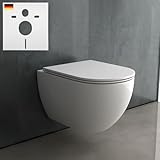 Alpenberger WC mit Bidet Funktion | Dusch WC Spülrandlos mit Intimdusche |...