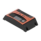 Akozon MPPT-Solarladeregler mit Zwei USB-Anschlüssen für...
