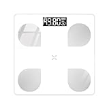UUE Körperfettwaage mit Bluetooth & App, Personenwaage bis 180 kg (400...