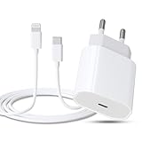 iPhone Schnellladegerät, 20W USB C Ladegerät mit iPhone Ladekabel 2M,...