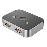 HDTV Switcher 8K@60Hz Splitter Bidirectional HDTV Switcher 2 In 1 Out/1 In...