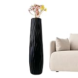 Lpoppcx Große Dekorative Bodenvase | 58 cm Modernes Wohnaccessoire Vase -...