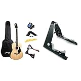 Martin Smith Akustikgitarren-Set mit Akustikgitarre in voller Größe,...