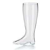 Oberglas Bierstiefel Mundgeblasen/Stiefelglas 2 Liter/Lustiges Bierglas als...