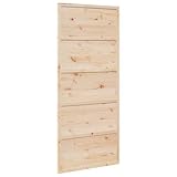vidaXL Scheunentür, Holzschiebetür Platzsparend, Zimmertür...