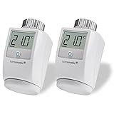 Homematic IP Smart Home Heizkörperthermostat 2er-Set, digitaler Thermostat...