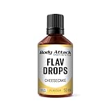 Body Attack Flav Drops®, 50 ml, Cheesecake, Aromatropfen für...
