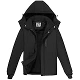 OutPro Herren Skijacke Winterjacke Warme FleecejackeWasserdicht Winddicht...