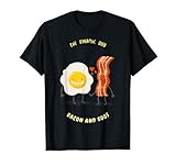 Lustige Speck und Eier Keto Fleischfresser Diät T-Shirt