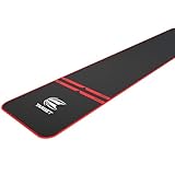 Target Darts World Champion Dart-Matte Schwarz und Rot | Dart Oche Matte...