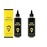 Rasiergel für Männer Sichtbar klare Haut, glatte Linien mit sauberen...