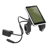 Alomejor Ebike LCD-Display, Elektrofahrrad M5 LCD-Panel-Bildschirm mit...