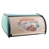 Brotaufbewahrungsbox aus Metall - Brotdosen aus Metall, Brotbehälter zur...