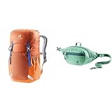 deuter Junior Kinderrucksack (18 L), Chestnut-mandarine & Junior Belt...