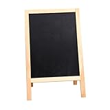 SHINEOFI Mini Holztafel Doppelseitig Abwischbare Nachrichtentafel mit...