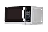 Sharp R642INW 2-in-1 Mikrowelle mit Grill/ 20 L/ 800 W/ 1000 W Quarzgrill/...