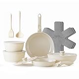 Redchef Topfsets Pfannenset 16-Teilig Antihaft-Keramik-Kochgeschirr-Set mit...