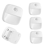 LEBEXY 3 Pack LED Nachtlicht mit Bewegungsmelder, Smart Warmweißes...