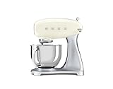 Smeg SMF02SVUK/PBUK/PGEU SMF02CREU 4,8 L Küchenmaschine Creme, 18/10...