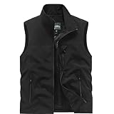 YuDiBYW Herren Leichte Softshell Weste Golfweste Wasserdichte Winddichte...
