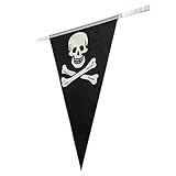 Sosoport 1 Satz Halloween-Dekoration Piratenflagge halloween banner...