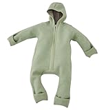 ALAVYA HOME® WALKOVERALL, Baby Wollwalk-Overalls aus Natur 100%...