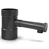 YourCasa Regensammler Absperrhahn - Verbinde Fallrohr 100mm DN100 und...