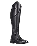 QHP Eleganter Damen Leder-Reitstiefel Tamar Adult weit (schwarz,...