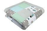 Medi Partners Krabbeldecke für Baby Spielmatte 100% Baumwolle Krabbelmatte...