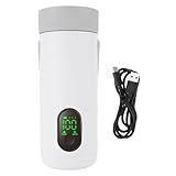 Haofy Tragbarer Wasserkocher, Reise-Wasserkocher, Kabellos, 350 Ml,...