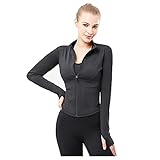 YICHEN Damen Laufjacke Atmungsaktive Sportjacke Langarm Running-Jacken Yoga...