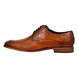 Bugatti Herren Business Halbschuh Aus Leder, Mit Two-tone-finish Und Softer...