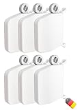 WINRODOOR® Rolladen-Gurtwickler Aufputz – 6er Pack – Mit vormontiertem...