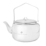 STABILOTHERM Edelstahl Outdoor-Kaffeekessel 4 Liter I ideal für Lagerfeuer...