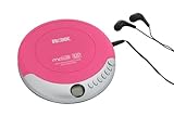 ROXX PCD 501 Tragbarer MP3-CD-Player mit Anti-Schock | LCD-Display,...