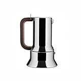 Alessi 9090/6 Espressomaschine 6 Tassen für Induktion, Edelstahl, Silber,...