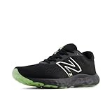 New Balance Herren 520 V8 Laufschuh, Schwarz/Bleached Lime Glo/Phantom, 43...