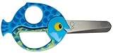 Fiskars Kinder-Tierschere mit Fisch-Motiv, Ab 4 Jahren, Länge: 13 cm, Für...