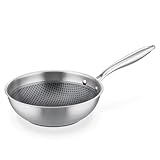 GSW Sauteuse Inoxxa Black, Kleine Edelstahlpfanne, Beschichtete...