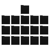 CAXUSD 16 Stück 16 PVC Vinyl Trennblätter Schwarz 330x317mm –...