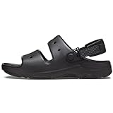 Crocs unisex-adult Classic All Terrain Sandals Sandal, Black, 42/43 EU