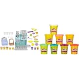 Play-Doh Kitchen Creations Knetspaß Café, Café-Spielset mit 20...