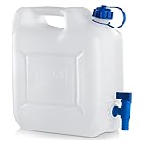 hünersdorff 817500 Wasserkanister ECO mit festmontiertem Ablasshahn /...