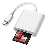 SD Kartenleser USB C, 2 in 1 USB-C auf SD-Kartenleser Adapter, usb c Card...