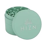 HIZN Keramik Grinder Crusher | ø 63mm | 4-teilig | Haftfrei dank...