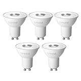 Linkind Dimmbar 5.7W GU10 LED Lampen, ersetzt 75W Lampe, 2700K Warmweiß...